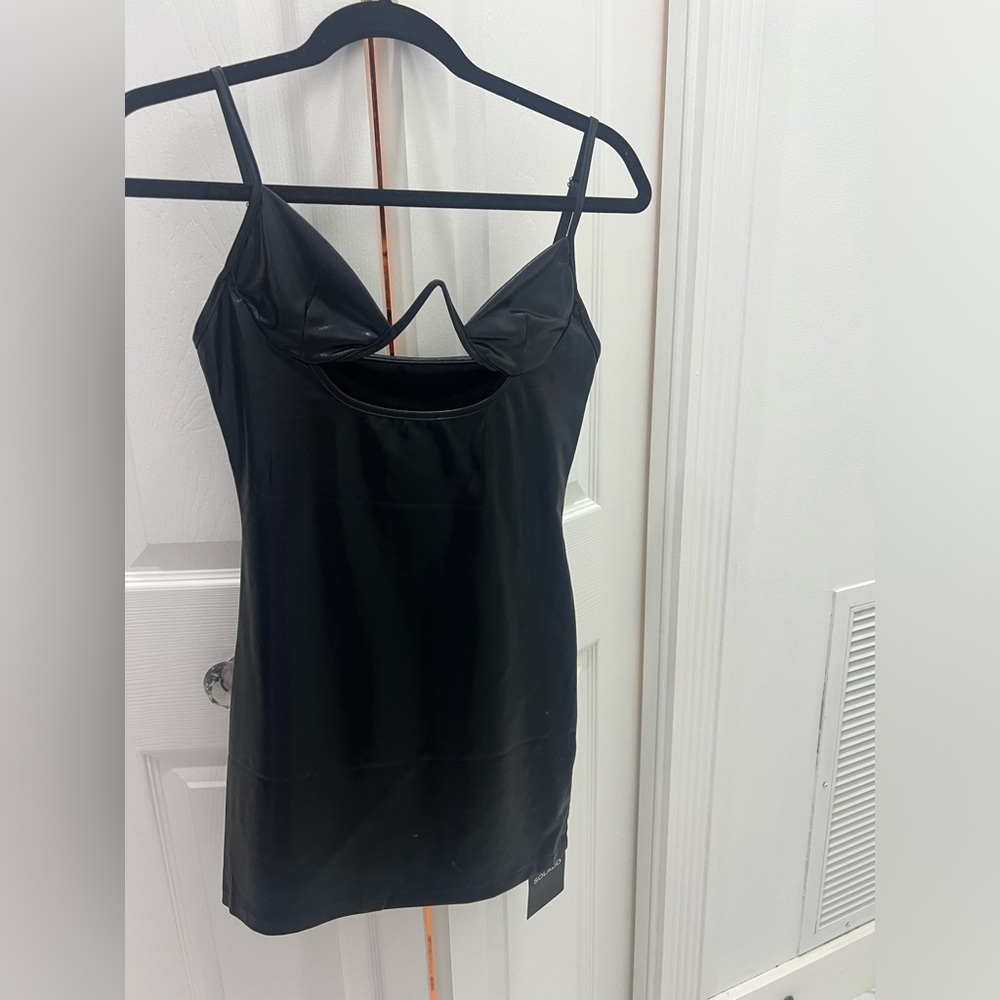 Solado faux leather mini